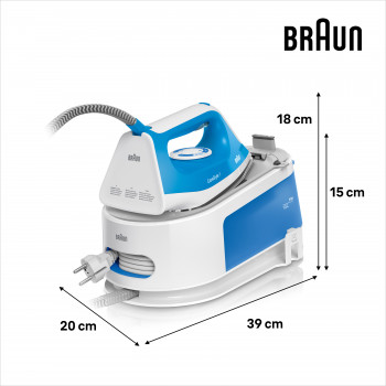 Braun CareStyle 1 IS1012BL garinė lygintuvų stotis, mėlyna