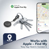 Cellularline TRACY TAG Bluetooth sekiklis, skirtas Apple Find My, baltas 60997