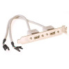 ACT SB2400 8 vietų maitinimo juosta su 2 USB-A įkrovimo prievadais, 1,5 m kabeliu, juoda