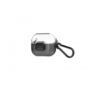 Samsung Galaxy Clip Case for Buds 3 Pro permatomas TPU apsauginis dėklas su karabinu GP-FPR630HICBW