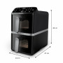 Philips Ovi Stacked Dual Basket 4000 oro gruzdintuvė 9L 2700W juoda ir sidabro spalvos NA461/00