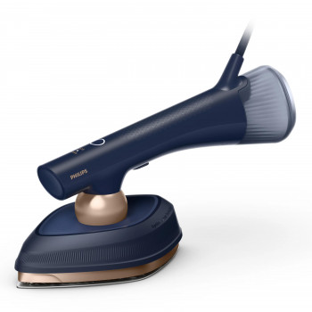 Philips OneTurn 2-in-1 garinis lygintuvas GC215/20 tamsiai mėlynas