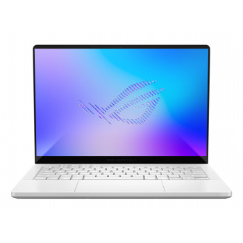 ASUS ROG Zephyrus G14 GU405AP-SY005W Copilot+ PC žaidimų nešiojamas kompiuteris, 14 colių WQXGA+ OLED 120Hz, Intel Core Ultra 9 386H, 32GB LPDDR5x, 1TB SSD, GeForce RTX 5070 8GB, Windows 11 Home, vokiška QWERTZ klaviatūra