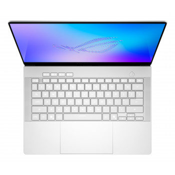 ASUS ROG Zephyrus G14 GU405AP-SY005W Copilot+ PC žaidimų nešiojamas kompiuteris, 14 colių WQXGA+ OLED 120Hz, Intel Core Ultra 9 386H, 32GB LPDDR5x, 1TB SSD, GeForce RTX 5070 8GB, Windows 11 Home, vokiška QWERTZ klaviatūra