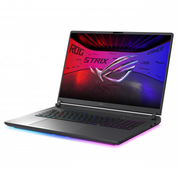 ASUS ROG Strix G18 G815LW-SA358W žaidimų nešiojamas kompiuteris, 18 colių WQXGA Mini LED 240Hz, Intel Core Ultra 9 290HX Plus, GeForce RTX 5080 16GB, 64GB DDR5, 1TB SSD, Windows 11 Home, vokiška QWERTZ klaviatūra