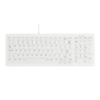 CHERRY Active Key MedicalKey AK-C7000F-U1-W/UK laidinis USB klaviatūra, balta/šviesiai pilka, IP68 sandari, dezinfekuojama