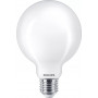 Philips LED Classic 60W G93 E27 šiltai balta matinė nepritemdoma rutulinė lemputė