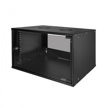 LogiLink 19 inch sieninis tinklo spintelė ECO 6U juoda (W06C55B)