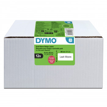 DYMO LabelWriter vardinių kortelių etiketės, 89 x 41 mm, baltos, nuimamos lipnios, 150 etikečių (2234183)