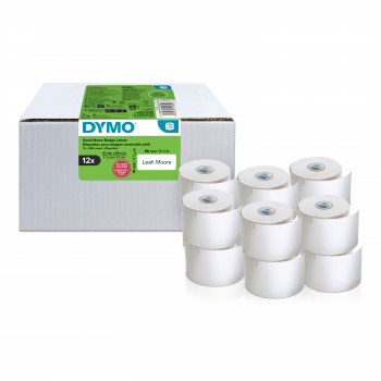 DYMO LabelWriter vardinių kortelių etiketės, 89 x 41 mm, baltos, nuimamos lipnios, 150 etikečių (2234183)