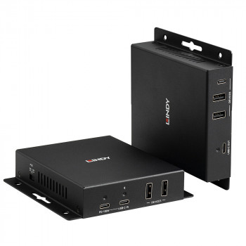 Lindy 100m Cat.6A Type C 4K60 vaizdo ir duomenų HDBaseT 3.0 prailgintuvas (39347)