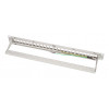 LogiLink 19 colių Keystone Patch Panel, 24 prievadų, ekranuotas, šviesiai pilkas (RAL7035), 1U, iki 24 Keystone modulių, 1 vnt. (NK4073)