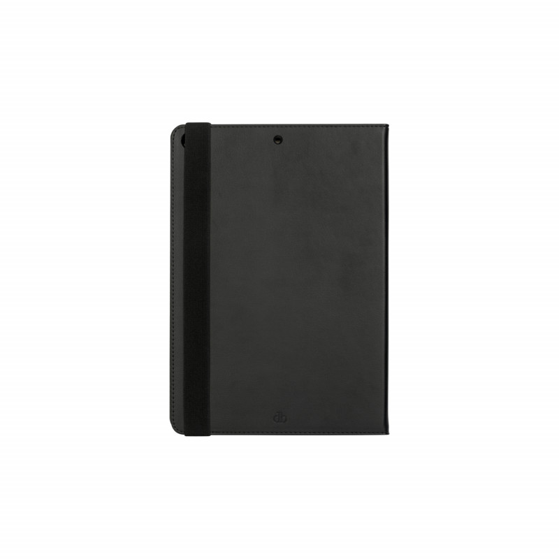 DBRAMANTE1928 Oslo iPad 10.2 2020/2021 juodas odinis folio dėklas su magnetiniu užsegimu OSIPBL001388