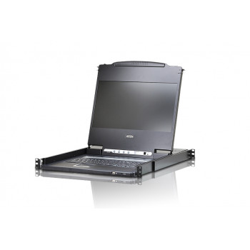 ATEN CL6700MW 1U 17 colių Full HD LCD KVM konsolė su itališka klaviatūra, DVI, USB CL6700MW-AT-XG-2XK06ITG