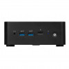 MSI Cubi NUC 1M-021DE Mini kompiuteris Barebone - Intel Core 5 120U, 8GB RAM, 512GB SSD, Windows 11 Pro, juodas 00B0B111-021