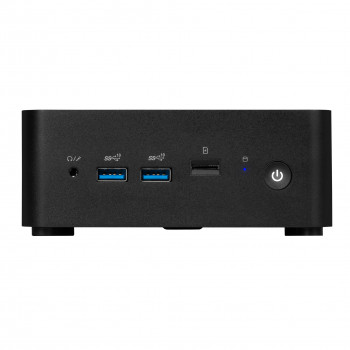 MSI Cubi NUC 1M-021DE Mini kompiuteris Barebone - Intel Core 5 120U, 8GB RAM, 512GB SSD, Windows 11 Pro, juodas 00B0B111-021