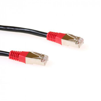 ACT 2m LSZH F/UTP Cat5e krossoverinis tinklo kabelis, juodas IB5102