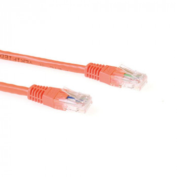ACT IB4300 Cat6a U/UTP tinklo kabelis 0,5 m oranžinis