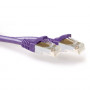 ACT 10m purpurinis Cat6a S/FTP LSZH Snagless tinklo kabelis FB8710