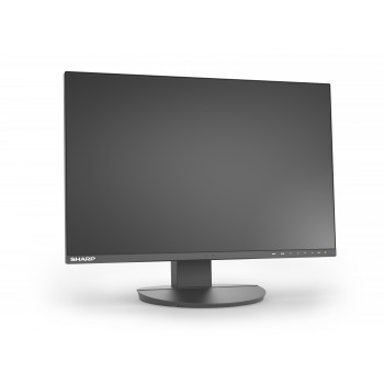 NEC Sharp MultiSync EA241W 24 colių WUXGA IPS LED monitorius su garsiakalbiais (juodas)