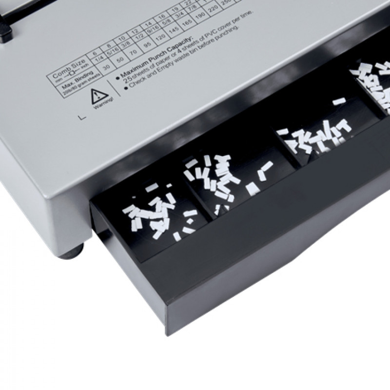 GBC CombBind CB25Pro plastikinių spiralių įrišimo mašina, A4, 25 lapų perforavimas, 500 lapų įrišimas, visiškai metalinė 4410037