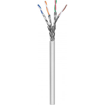 Intellinet Cat6a SFTP PiMF kabelis, 305 m, be halogenų, tvirtas, pilkas 705035