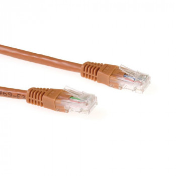 ACT CAT6A UTP 15m rudos spalvos tinklo kabelis (IB4415)