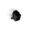 ACT CAT5e UTP Keystone Jack RJ45 Punch Down juodas TD5012