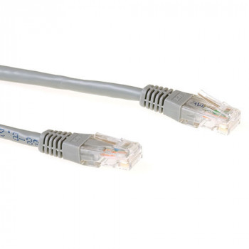 ACT Grey 3m LSZH U/UTP CAT6 tinklo kabelis su RJ45 jungtimis IB9003