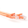 ACT IS1515 15m oranžinis Cat6 U/UTP tinklo kabelis su apsauginiais fiksatoriais