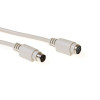 ACT AK3230 PS/2 kabelis 1,8m 6-pin Mini-DIN vyriškas-vyriškas dramblio kaulo spalvos