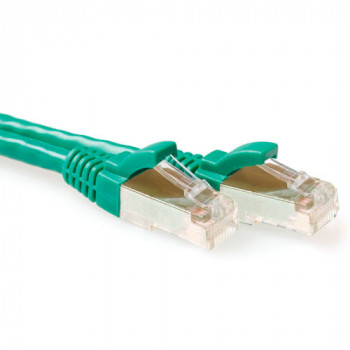 ACT Green 10m S/FTP CAT6A Snagless tinklo kabelis (FB6710)