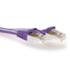 ACT Purple 1m LSZH S/FTP CAT6A Snagless komutacinis kabelis FB8701