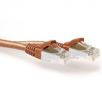 ACT FB2210 10m Cat6a S/FTP tinklo kabelis, RJ45, rudas