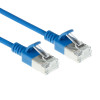 ACT mėlynas 7m LSZH S/FTP CAT6A Slimline tinklo kabelis su RJ45 jungtimis (DB7607)