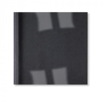 GBC LeatherGrain terminio įrišimo viršeliai A4, 1,5 mm, iki 15 lapų, juodi, 100 vnt., ThermaBind T200/T400 IB451607
