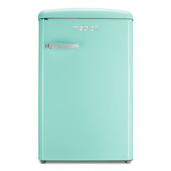 Medion MD37790 Retro šaldytuvas turkio spalvos, 90 l bendroji talpa, E energijos klasė