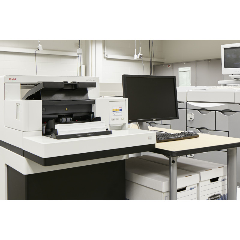 Kodak i5850 produkcinis dokumentų skaitytuvas - dvipusis, 600 dpi, 210 ppm, 750 lapų ADF, USB 2.0