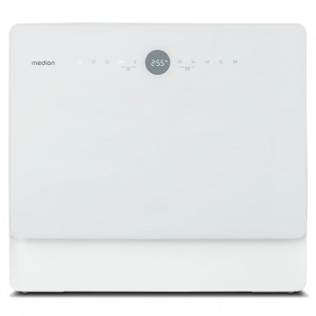 Medion DWT50 (MD 37775) laisvai pastatomas indaplovės 50 cm pločio, 9 vietų, energijos klasė F, balta