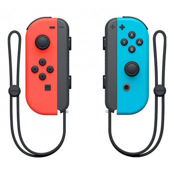 Nintendo Joy-Con rinkinys iš 2 dalių (neon raudona/neon mėlyna)