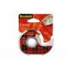 3M Scotch Crystal Clear juosta su rankiniu dozatoriumi, 19 mm x 15 m, permatoma, lengva ir tyli, 1 ritinys 6-1915D