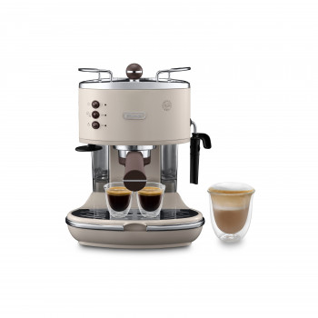 DeLonghi ECOV 311.BG Icona Vintage espreso kavos aparatas, smėlio spalvos
