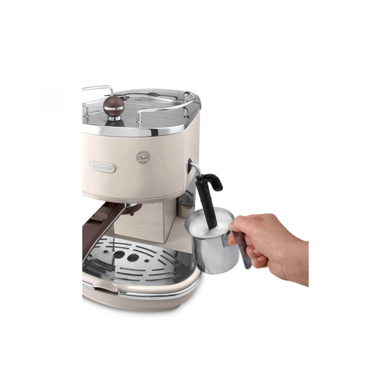 DeLonghi ECOV 311.BG Icona Vintage espreso kavos aparatas, smėlio spalvos
