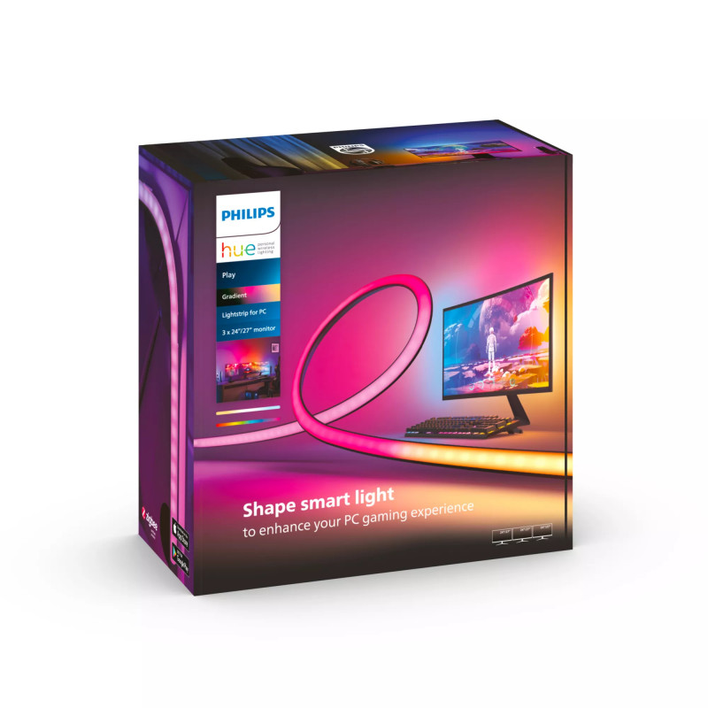 Philips Hue Play Gradient PC šviesos juosta 3x 24/27 colių