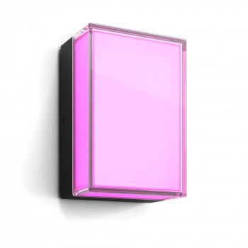 Philips Hue WACA Scenova stačiakampis sieninis šviestuvas, juodas