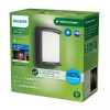 Philips Outdoor Ultra-Efficient Samondra sieninė šviestuvas 3.8W, 2700 Kelvinų, antracito spalvos