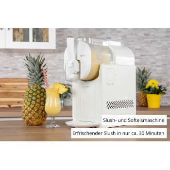 Unold 48965 Sofia 2-in-1 sulčių ir švelnių ledų gaminimo aparatas, 1,5L, 150W, 5 programos, juodas