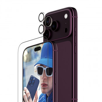 PanzerGlass Essentials 2-in-1 ekrano ir kameros lęšių apsauga iPhone 18 Pro