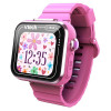 VTech KidiZoom Smart Watch MAX rožinis vaikiškas išmanusis laikrodis su dvigubomis kameromis, 20+ žaidimų, aktyvumo sekikliu, atsparus purslams