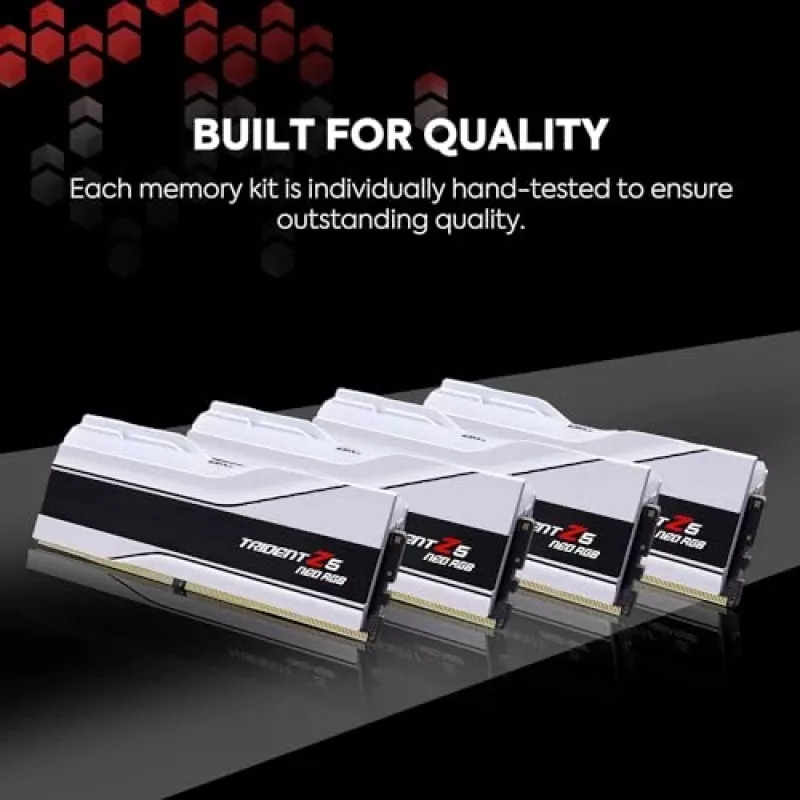G.Skill Trident Z5 Neo EXPO RGB 64GB (2x32GB) DDR5 PC5-48000C30 6000MHz dviejų kanalų atminties rinkinys
